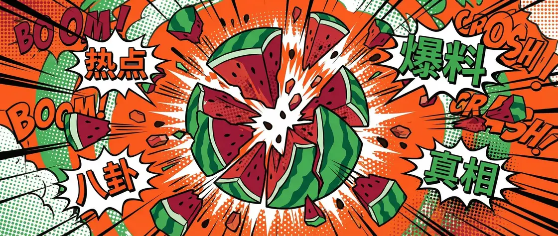 吃瓜黑料 - 吃瓜黑料与今日热议内容整理 今日头瓜爆炸漫画横幅